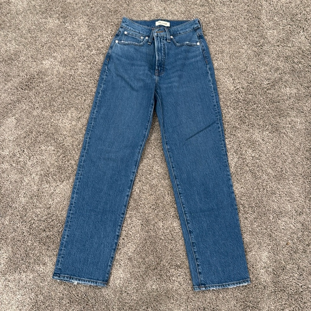 Madewell perfect vintage straight leg jeans size 25